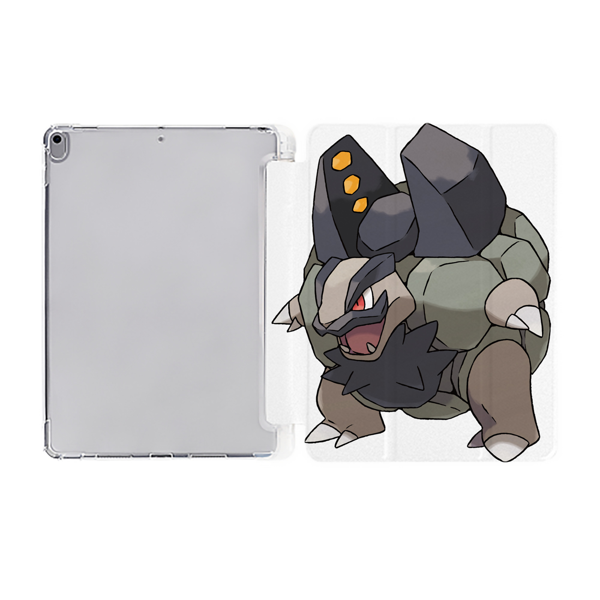 （画像用） ポケットモンスター Pokémon IPad ケース ペン収納付き 三つ折りスタンド PUレザー×シリコン 対応機種9.5/10.5/10.9インチ